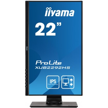 iiyama ProLite XUB2292HS-B1 - 21.5" Full HD - LED - Negro - 75Hz