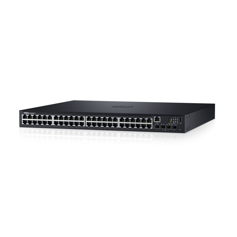 DELL N1548P Gestionado L3 Gigabit Ethernet (10 100 1000) Energía sobre Ethernet (PoE) 1U Negro 210-AEWB