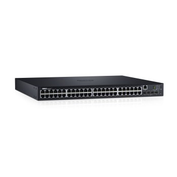DELL N1548P Gestionado L3 Gigabit Ethernet (10 100 1000) Energía sobre Ethernet (PoE) 1U Negro 210-AEWB