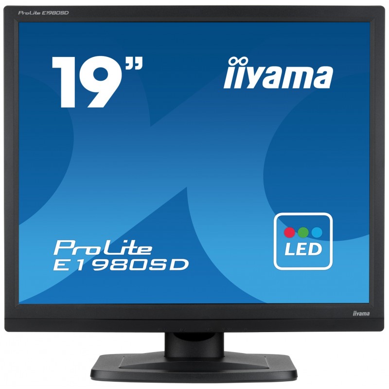 iiyama ProLite E1980SD - 19" SXGA - LED - Negro E1980SD-B1