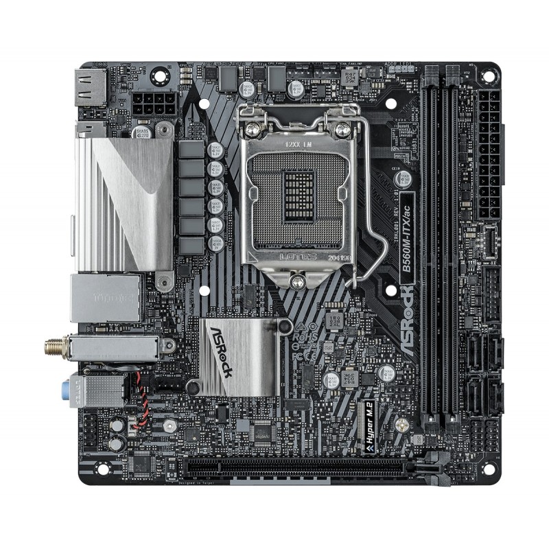 Asrock B560M-ITX ac - LGA 1200 (Socket H5) - Micro ITX - Intel B560 90-MXBEZ0-A0UAYZ