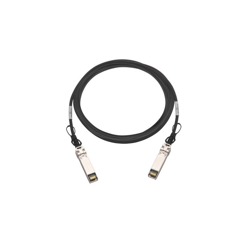 QNAP CAB-DAC50M-SFPP cable de fibra optica 5 m SFP+ Negro
