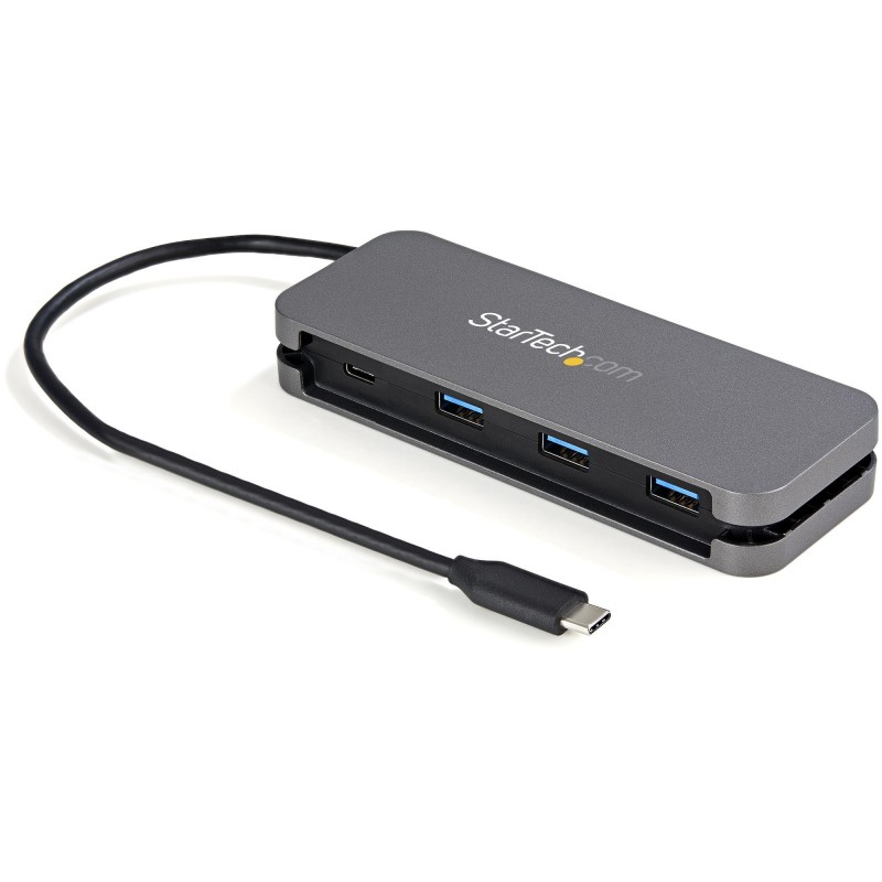 StarTech.com HB30CM3A1CB hub de interfaz USB 3.2 Gen 1 (3.1 Gen 1) Type-C 5000 Mbit s Negro, Gris