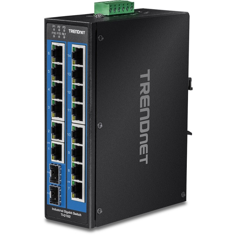 Trendnet TI-G162 switch Gigabit Ethernet (10 100 1000) Negro