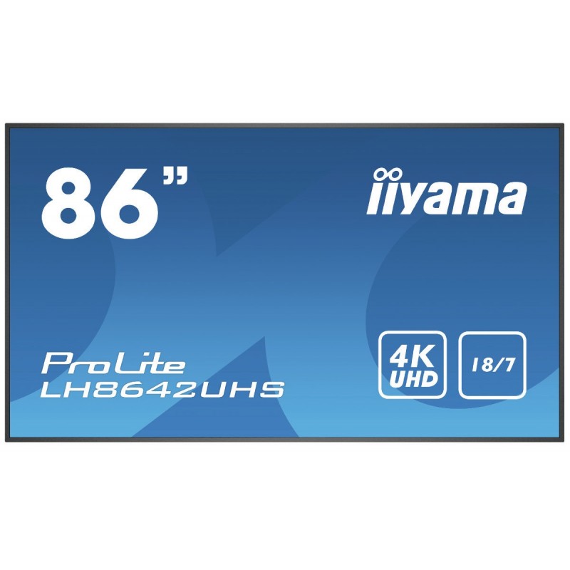 iiyama Prolite LH8642UHS-B1 - 85.6" -  4K Ultra HD - 