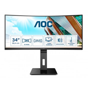 AOC P2 CU34P2A - 34" Quad HD - LED - Negro - 100Hz
