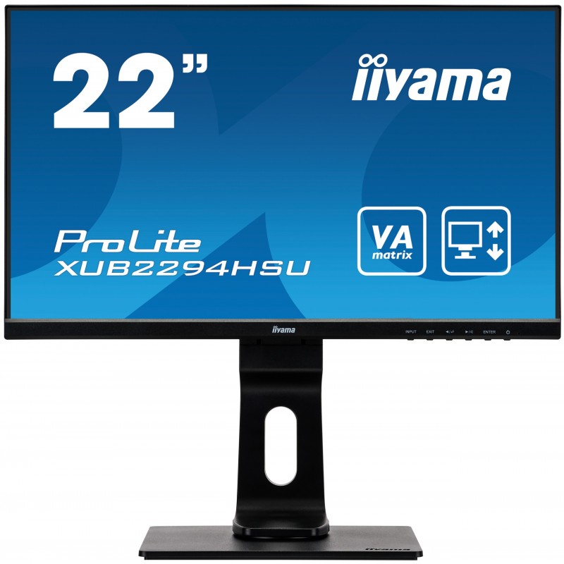 iiyama ProLite XUB2294HSU-B1 - 21.5" Full HD - LED - Negro - 75Hz