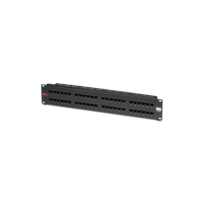 APC 48 Port Cat6 Network Patch Panel CAT6PNL-48