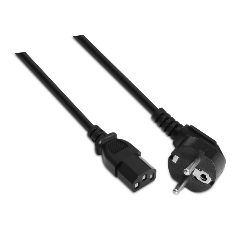 AISENS A132-0170 cable de transmisión Negro 10 m CEE7 7 C13 acoplador