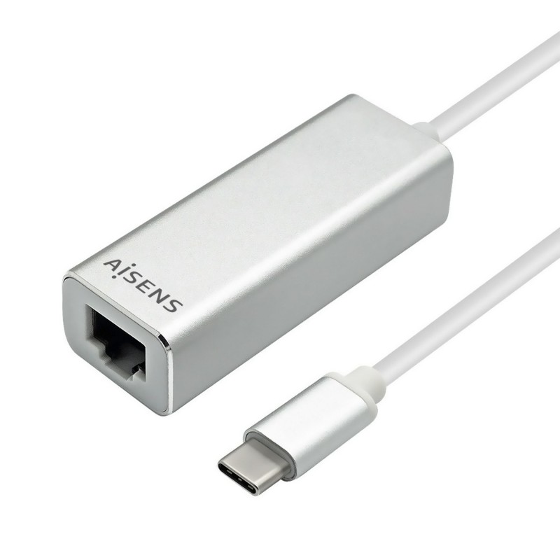 AISENS CONVERSOR USB3.1 GEN1 USB-C A ETHERNET GIGABIT 10 100 1000 MBPS, 15CM A109-0341