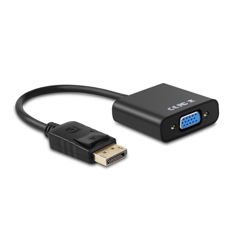 AISENS CONVERSOR DISPLAYPORT A SVGA, DP M-SVGA H, NEGRO, 15CM A125-0367
