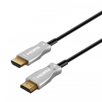 AISENS Cable HDMI V2.0 AOC Premium alta velocidad   HEC 4k@60hz 18Gbps, A M-A M, Negro, 50 m A148-0380