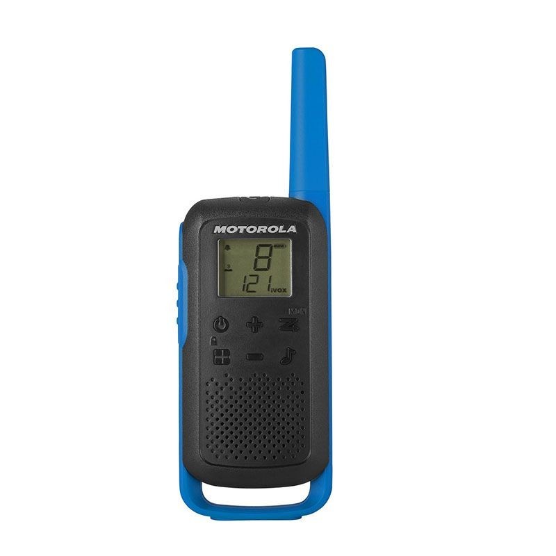 MOTOROLA T62 Walkie Talkie 8Km 16CH Azul DuoMOTOROLA T62 Walkie Talkie 8Km 16CH Azul Duo B6P00811LDRMAW
