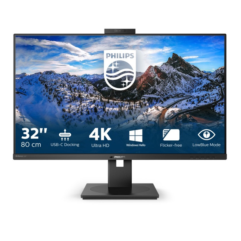 Philips P Line 329P1H 00 - 31.5" 4K Ultra HD - LED - Negro - 60Hz