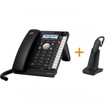 Teléfonos IP y VoIP - TEMPORIS IP370 (Sobremesa IP300+ Auricular inalámbrico IP70H)
