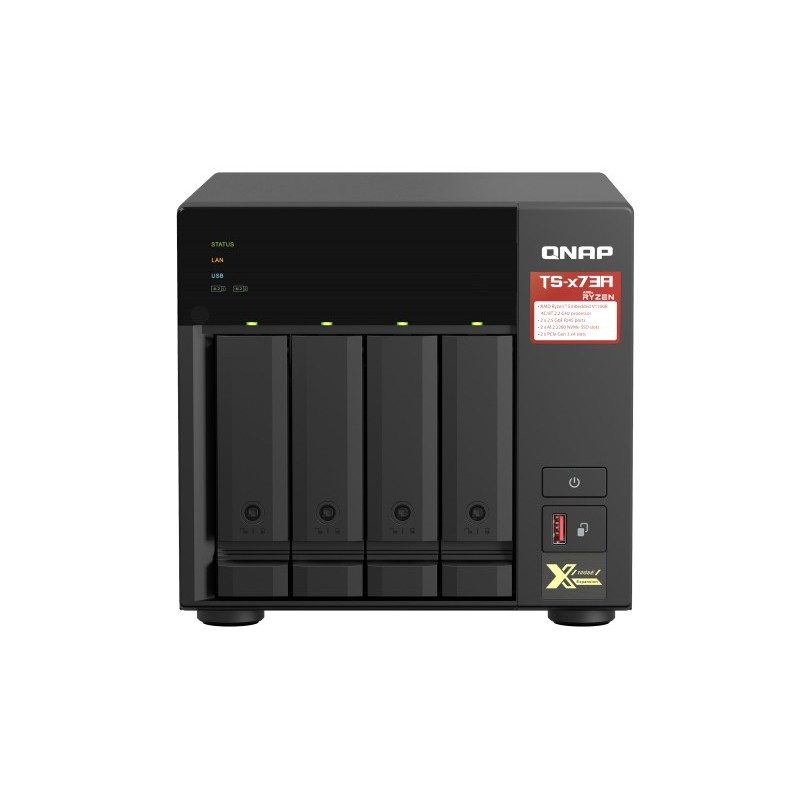 QNAP TS-473A NAS Torre Ethernet Negro V1500B TS-473A-8G