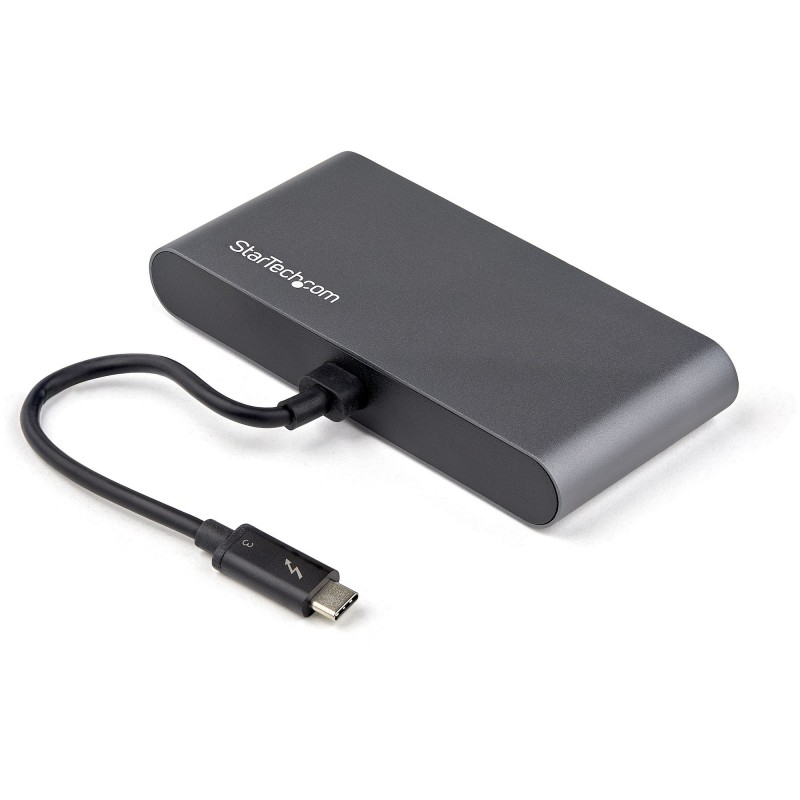 StarTech.com Thunderbolt 3-minidockningsstation - bärbar TB3-dockningsstation för dubbelskärm med HD TB3DKM2HDL