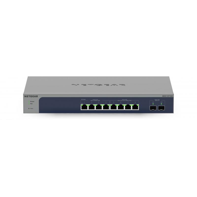 Netgear MS510TXUP Gestionado L2+ 10G Ethernet (100 1000 10000) Energía sobre Ethernet (PoE) Gris MS510TXUP-100EUS