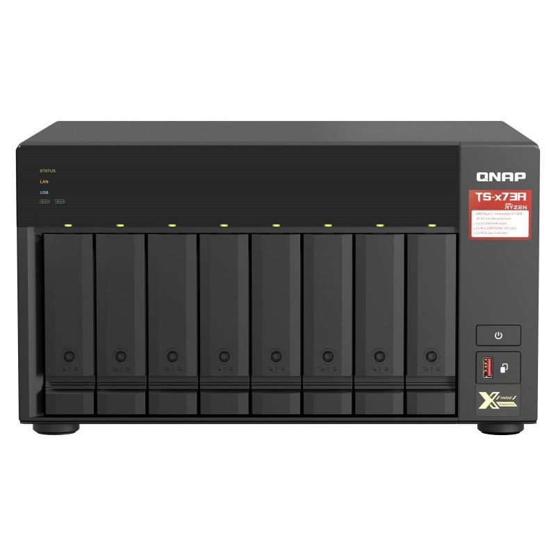 QNAP TS-873A-8G - NAS Torre Ethernet Negro V1500B