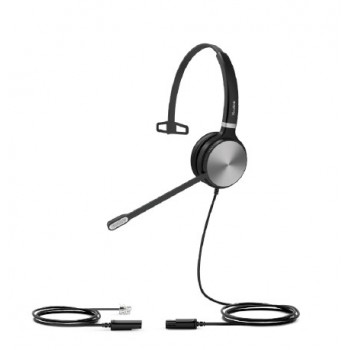 Yealink YHS36 Auriculares Diadema Negro, Plata YHS36-MONO