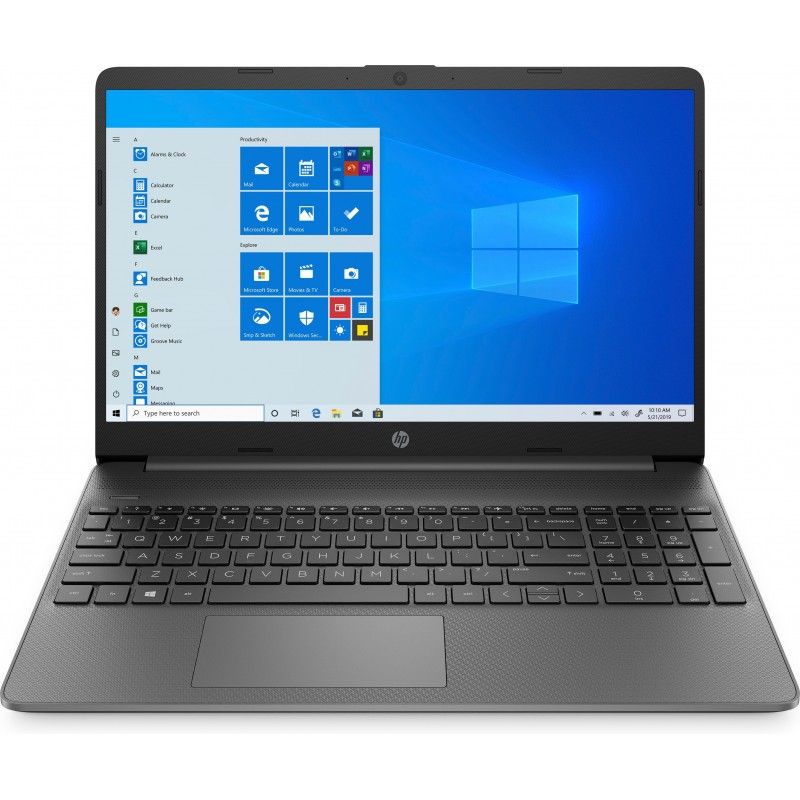 HP 15s-eq1025ns Gris - 15.6" - AMD Ryzen 3 - 8GB - 512GB SSD - W10 Home 16D97EA