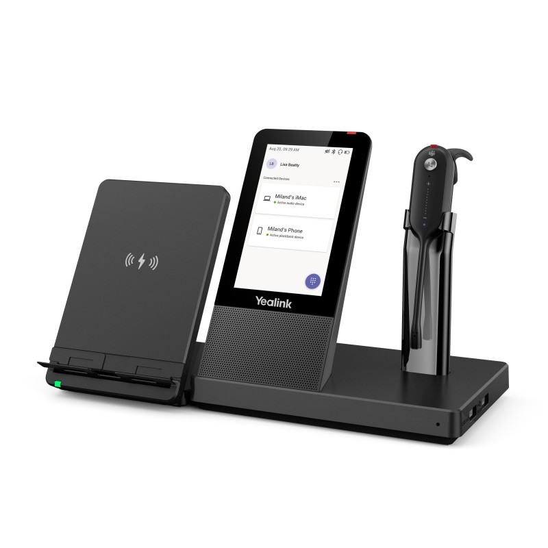 Yealink WH67 Teams Sistema de audioconferencia personal Bluetooth Negro