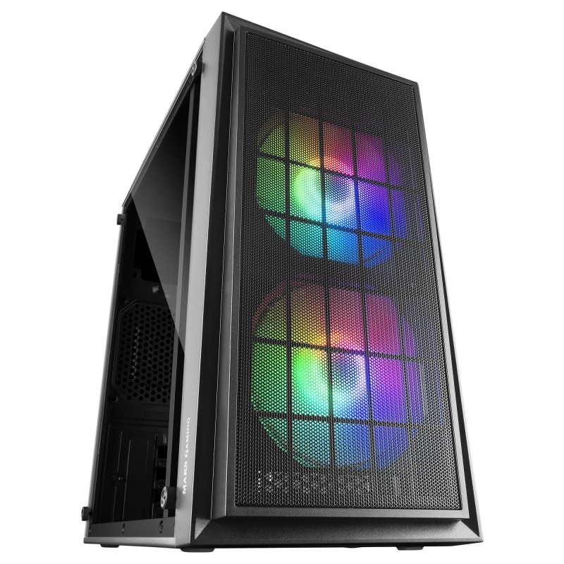 Mars Gaming MCDUO Mini Tower Negro