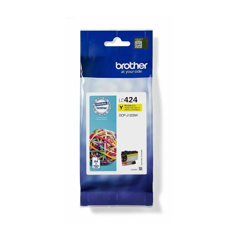 Brother LC-424Y Original Amarillo Para DCP-J1200W LC424Y