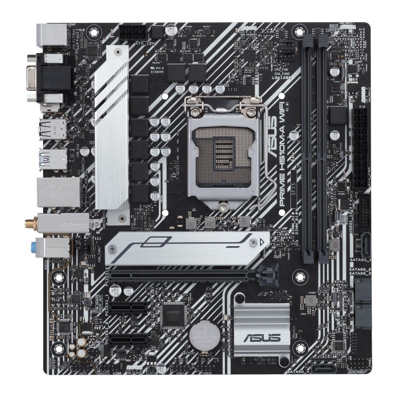 ASUS PRIME H510M-A WIFI - LGA 1200 - micro ATX - Intel H510 90MB17D0-M0EAY0