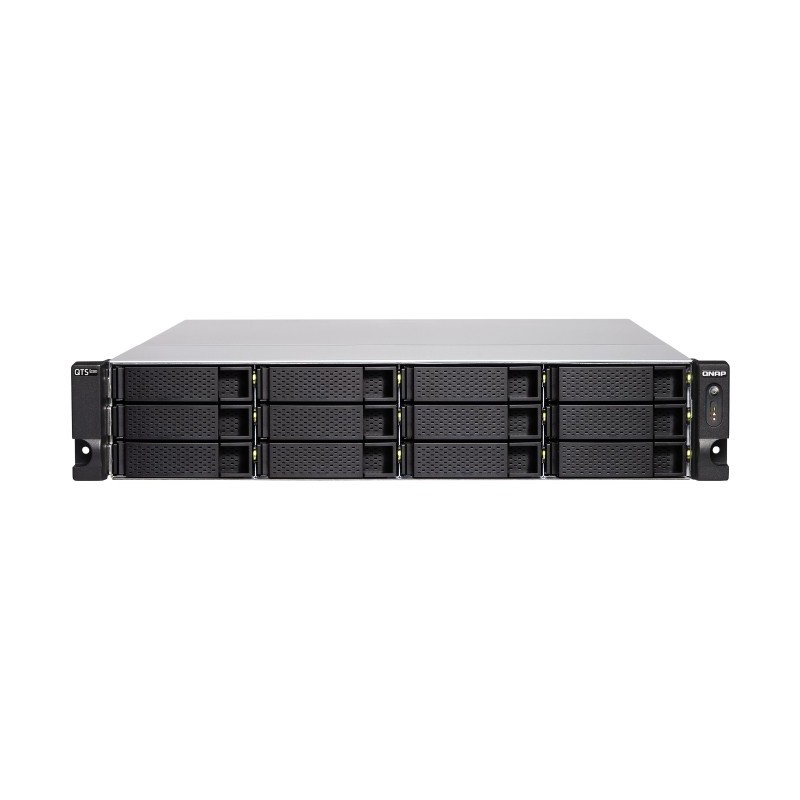 QNAP TS-h1283XU-RP NAS Bastidor (2U) Ethernet Negro, Gris E-2236 TS-H1283XU-RP-E2236-32G