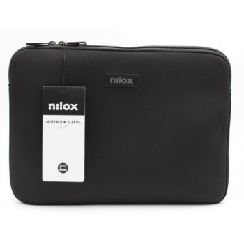 Nilox Sleeve Funda  para portátil de 14 - 14.1" - Negro NXF1401