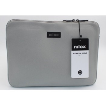 Nilox Sleeve Funda para portátil de 14 - 14.1" - Gris NXF1402
