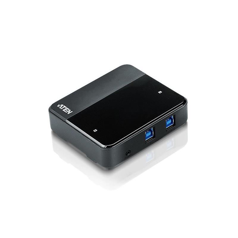 Aten Switch de periféricos USB 3.2 Gen1 de 2 x 4 puertos US234-AT