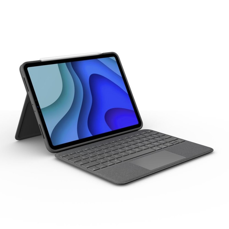 Logitech Folio Touch Gris Smart Connector QWERTZ Alemán 920-009745