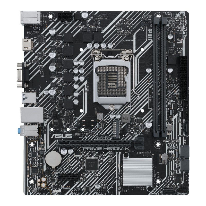 ASUS PRIME H510M-K - LGA 1200 - micro ATX - Intel H510 90MB17N0-M0EAY0
