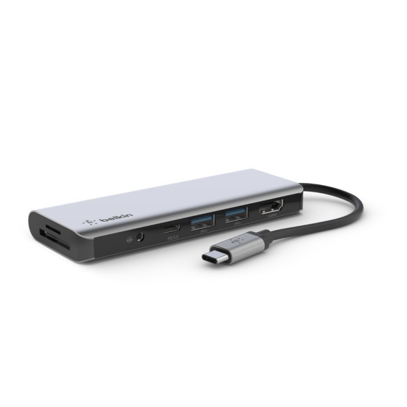 Belkin AVC009btSGY USB 3.2 Gen 1 (3.1 Gen 1) Type-C 5000 Mbit s Plata