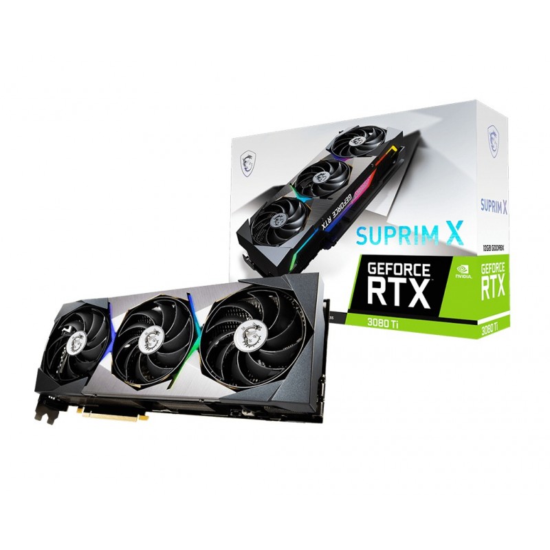 MSI RTX 3080 Ti SUPRIM X 12G NVIDIA GeForce RTX 3080 Ti 12 GB GDDR6X 4719072813390