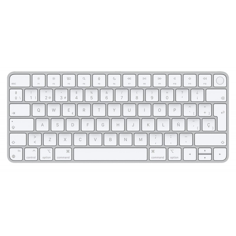 Apple Magic teclado USB + Bluetooth Español Aluminio, Blanco MK293Y A