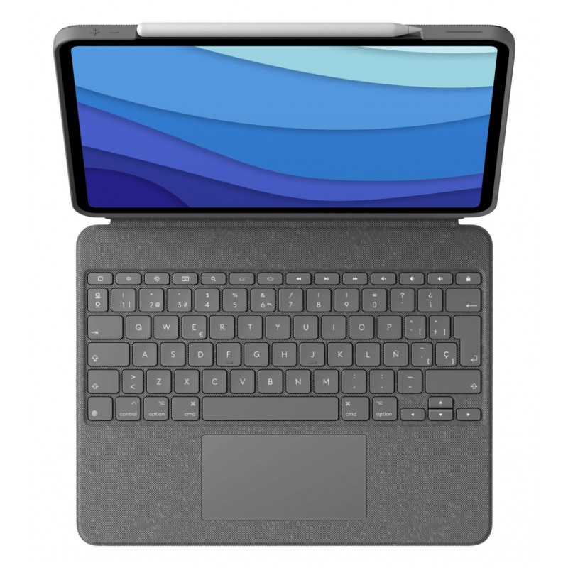 Logitech Combo Touch Funda con teclado iPad Pro 12,9" (5ª gen.) gris 920-010211