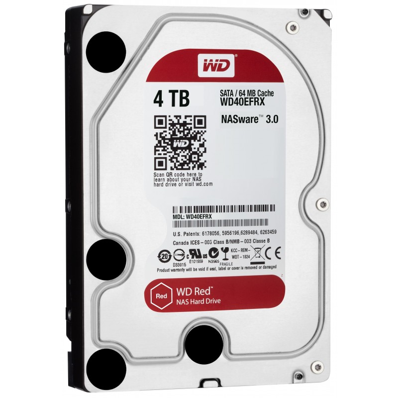 (Reacondicionado) WD Red 4TB SATA III 3.5 5400 RPM WD40EFRX