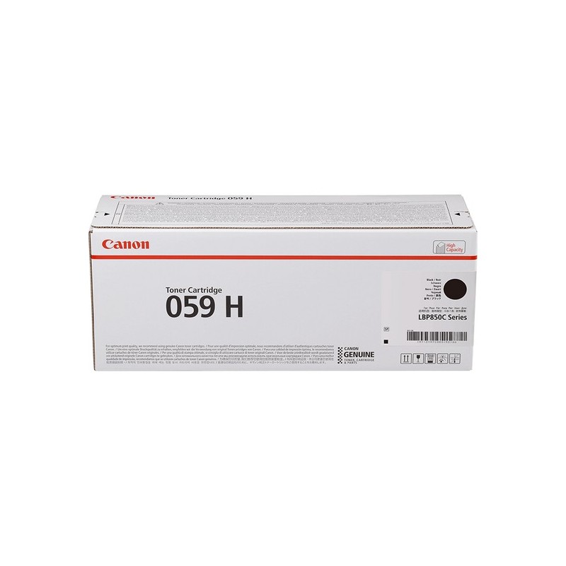 Canon 059H BK Cartucho de tóner - Original - Negro 3627C001