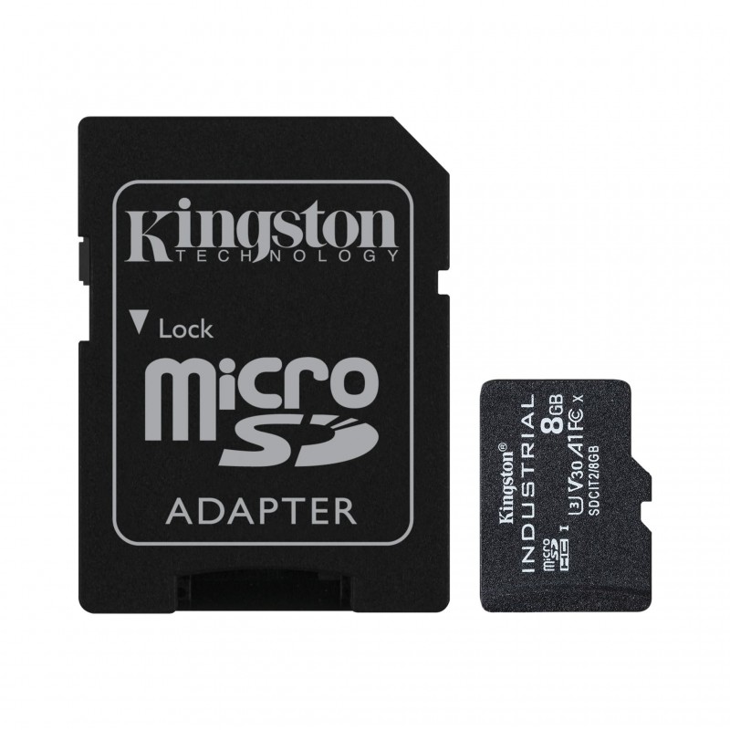 Kingston Technology Industrial - 8GB MicroSDHC Class 3 (U3) - Clase 10 SDCIT2 8GB