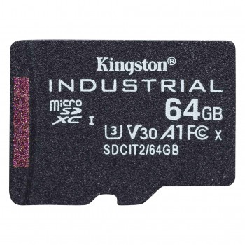 Kingston Technology Industrial - 64GB MicroSDXC Class 3 (U3) - Clase 10 SDCIT2 64GBSP
