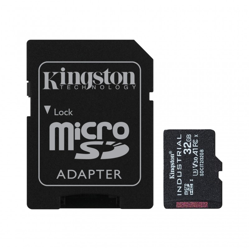 Kingston Technology Industrial - 32GB MiniSDHC Class 3 (U3) - Clase 10 SDCIT2 32GB