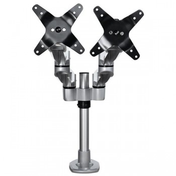 StarTech.com Brazo de Soporte de Escritorio Articulado VESA para 2 Monitores de hasta 27 Pulgadas -  ARMDUALPS