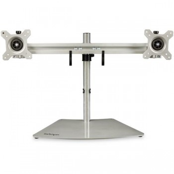 StarTech.com Base Soporte para 2 Monitores - Horizontal - Color Plata ARMDUOSS