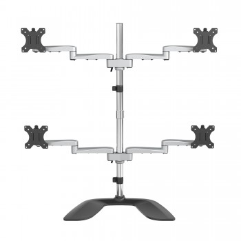StarTech.com Base Soporte de Escritorio para 4 Monitores - Articulado - En Acero y Aluminio ARMQUADSS