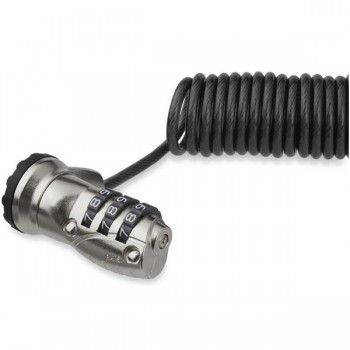 StarTech.com Cable de Seguridad con Combinación para Ordenador Portátil- con Cable Auto Enrrollable  LTLOCK3DCOIL