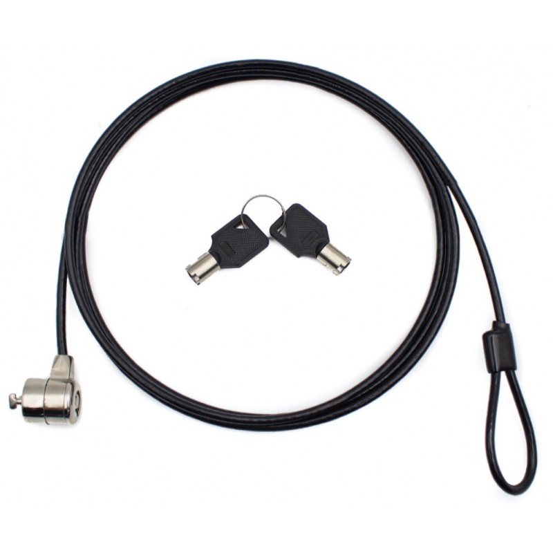 NILOX - Cable seguridad con doble llave - 1,8m NXSC001