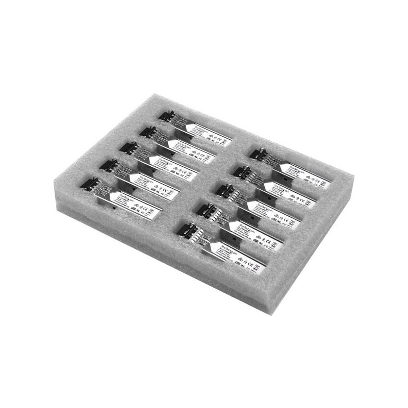 StarTech.com - Módulo Transceptor SFP Compatible con Cisco GLC-SX-MM - 1000BASE-SX - Paquete de 10 GLCSXMM10PST